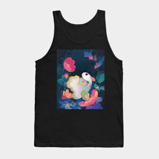 Flower guppy Tank Top by pikaole